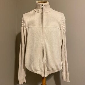 Norm Thompson vintage escape from the ordinary mens zip up sweater size XLG